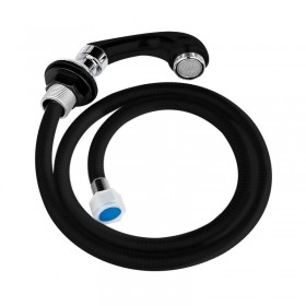 Headset for the hairdresser washbasins, black